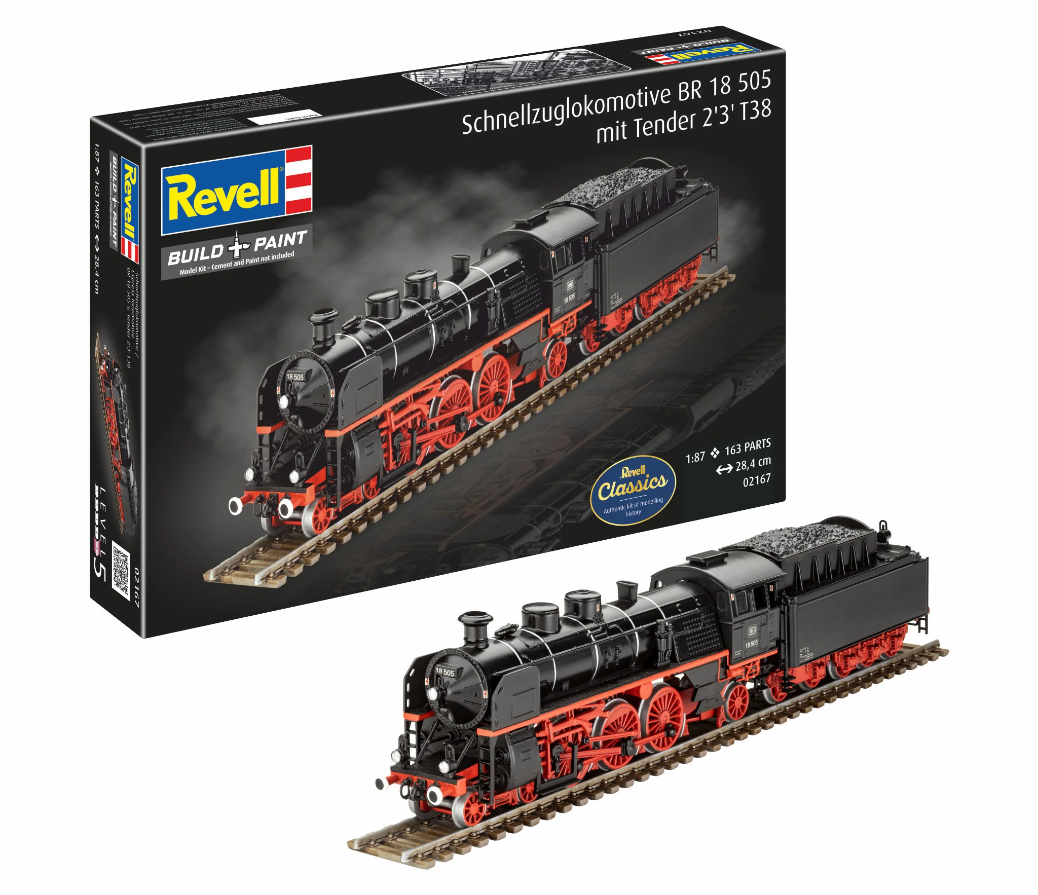 Express Locomotive BR 18 505 with Tender 2'3' T38