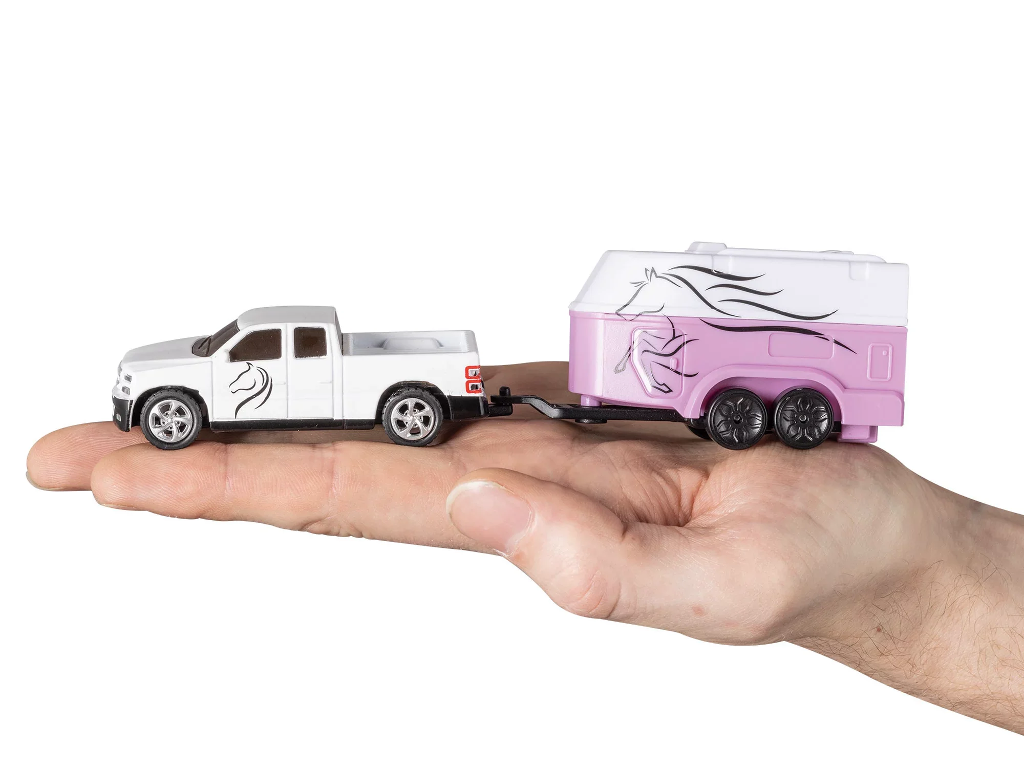 Mini RC Car with Horse Trailer - Image 7