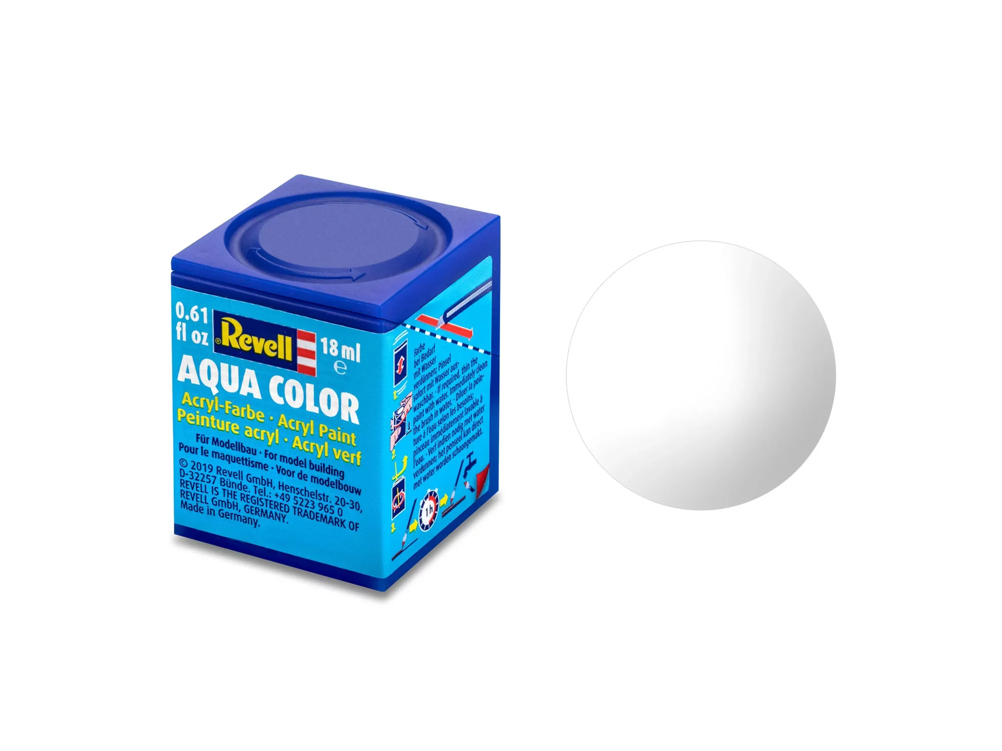 "Clear Gloss" Aqua Color Acrylic - 18ml