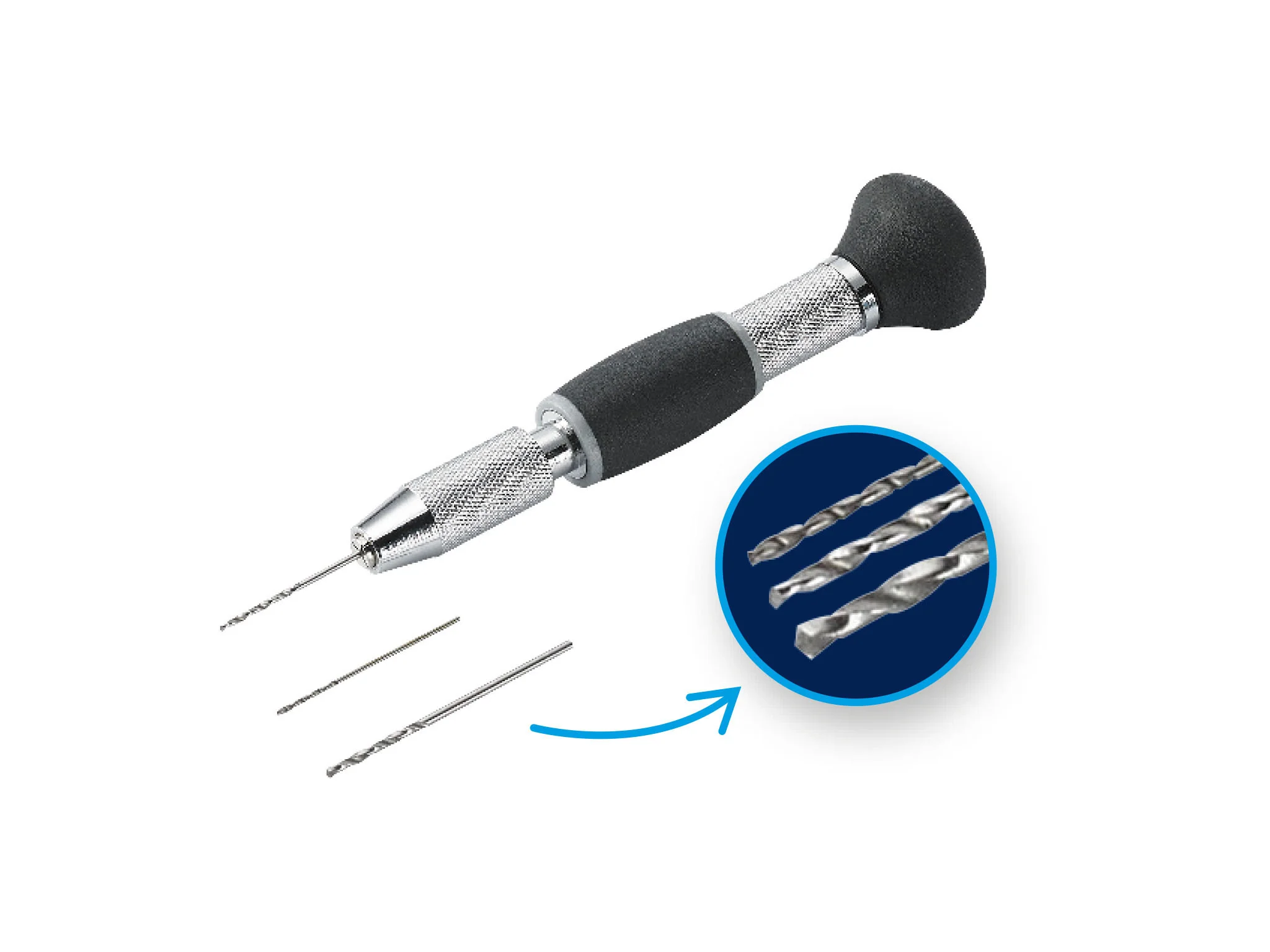 Replacement Drills for 39064(1x 1.3mm/2x .7 & 1mm) - Image 2