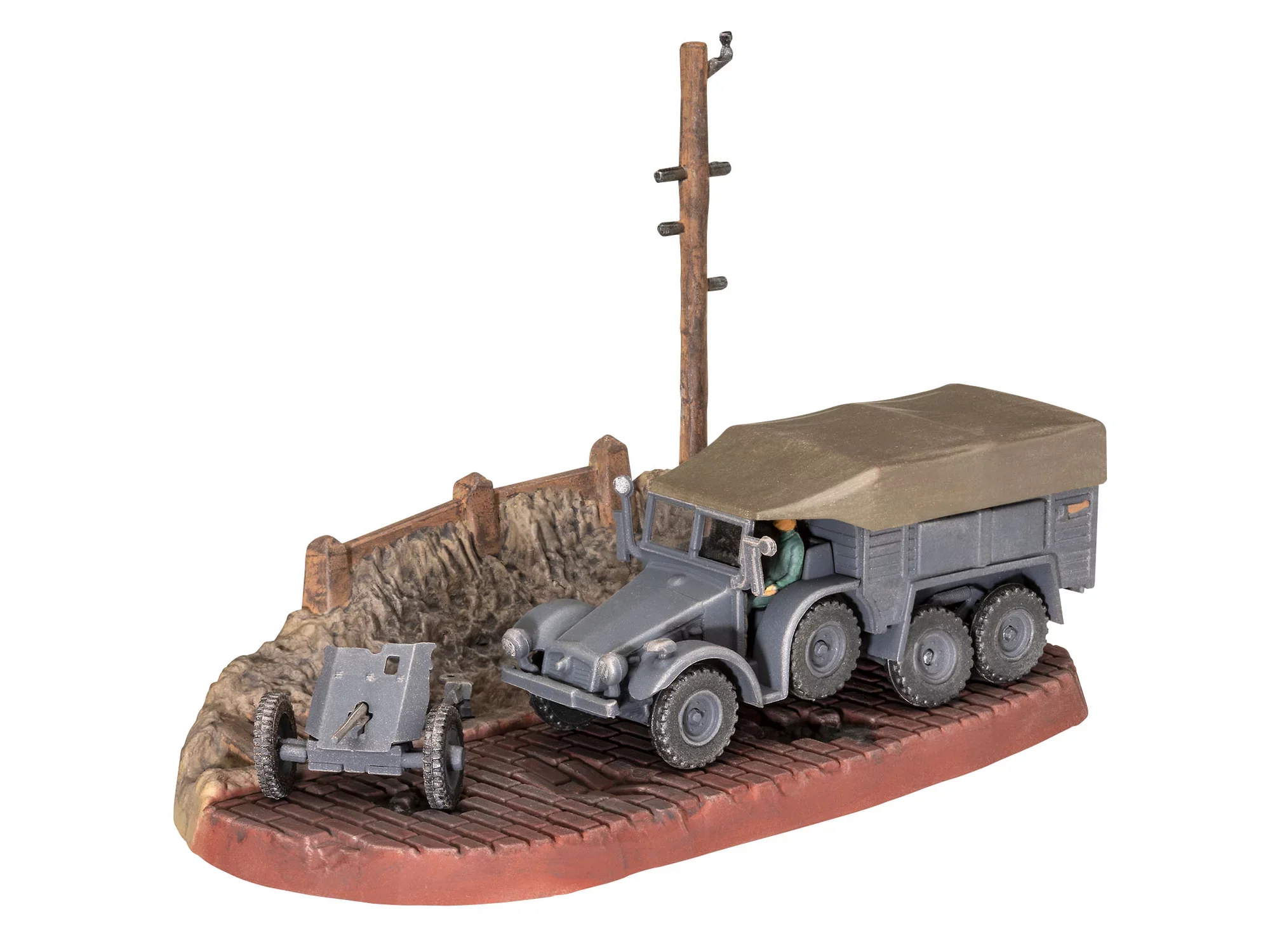 Model Set Krupp Protze KFZ 69 with 3,7cm Pak - Image 2