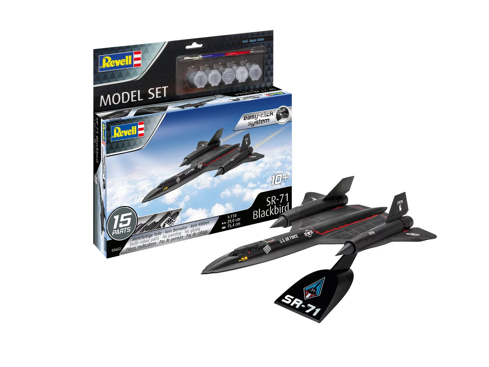 Model Set Lockheed SR-71 Blackbird Click-System