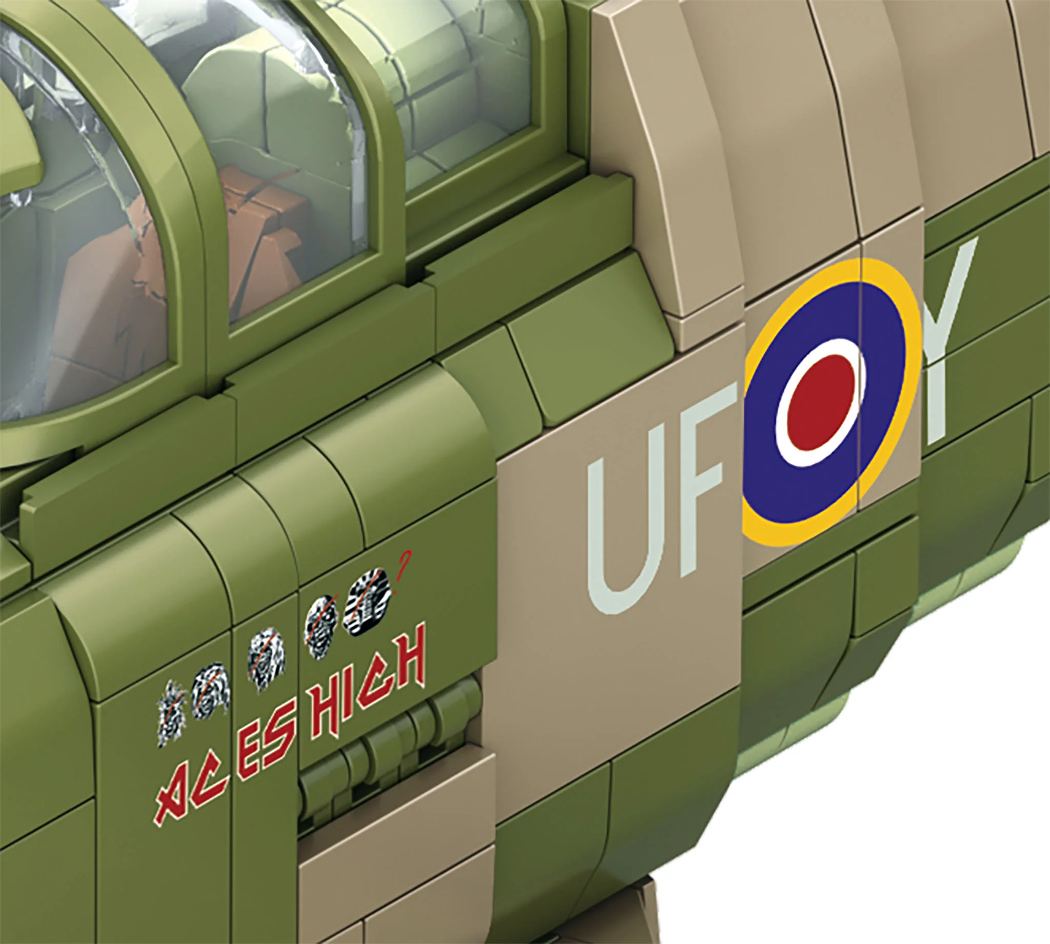 Iron Maiden Spitfire MK.II Aces High - Brick System - Image 9