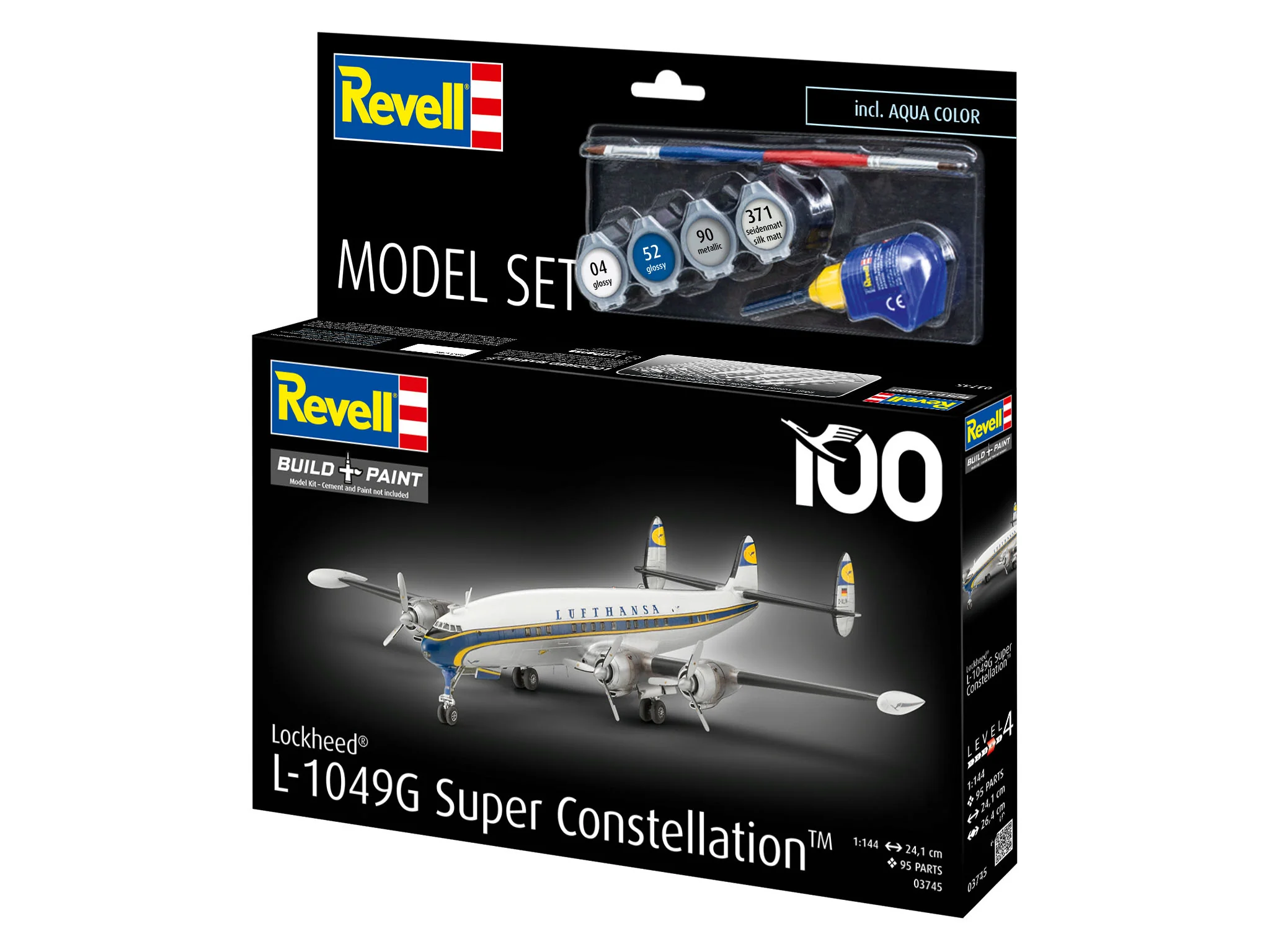 Model Set Lockheed L.1049G Super Constellation Lufthansa - Image 10